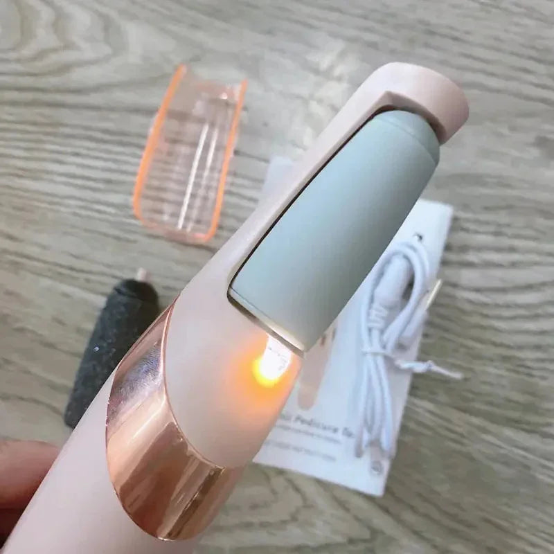 Lixador De Pé Elétrico Lixa Elimina Calo Portátil Usb Pilha