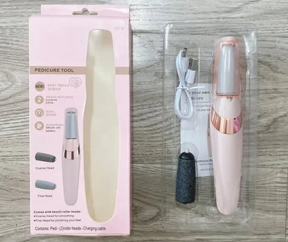 Lixador De Pé Elétrico Lixa Elimina Calo Portátil Usb Pilha