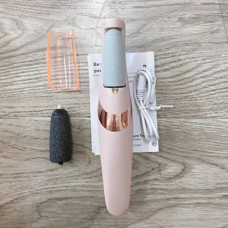Lixador De Pé Elétrico Lixa Elimina Calo Portátil Usb Pilha